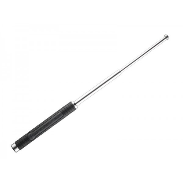 MATRAQUE TELESCOPIQUE PROTECTION BATON SILVER + ETUI