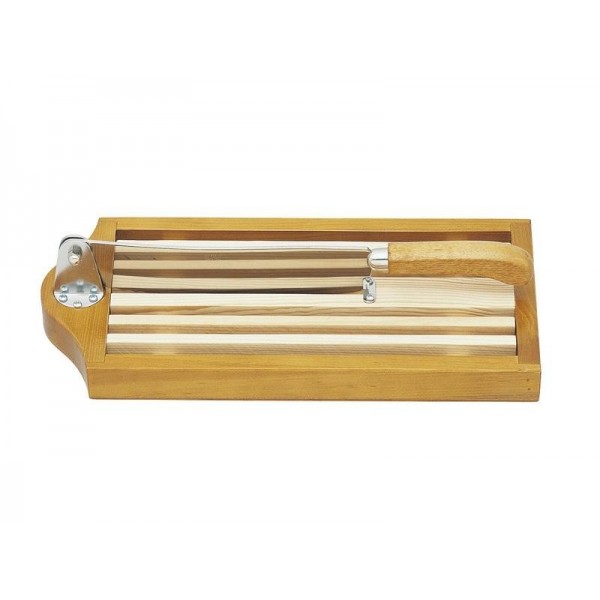 COUTEAU A PAIN SUR SOCLE + RAMASSE-MIETTES