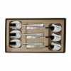 COFFRET 6 CUILLERS A CAFE INOX DECOR MAISON