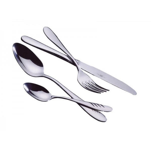 MENAGERE 24 PIECES EBANO INOX