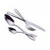 MENAGERE 24 PIECES EBANO INOX