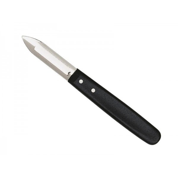 EPLUCHEUR TICHET MICRODENTE NOIR 1 FENTE INOX