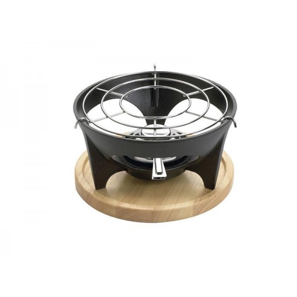 RECHAUD A FONDUE INVICTA NOIR POUR CAQUELONS SAVOYARD