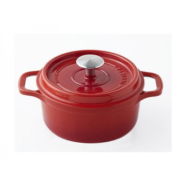 COCOTTE RONDE INVICTA Ø20CM RUBIS