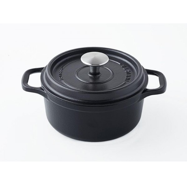 COCOTTE RONDE INVICTA Ø20CM NOIR