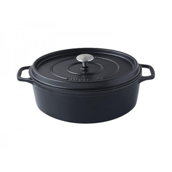 COCOTTE OVALE INVICTA Ø29CM NOIR