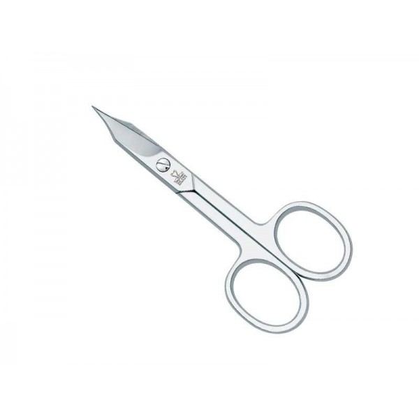 CISEAUX ONGLES POINTE DE GLAIVE DUE CIGNI 10CM COURBES NICKELES