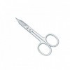 CISEAUX ONGLES POINTE DE GLAIVE DUE CIGNI 10CM COURBES NICKELES