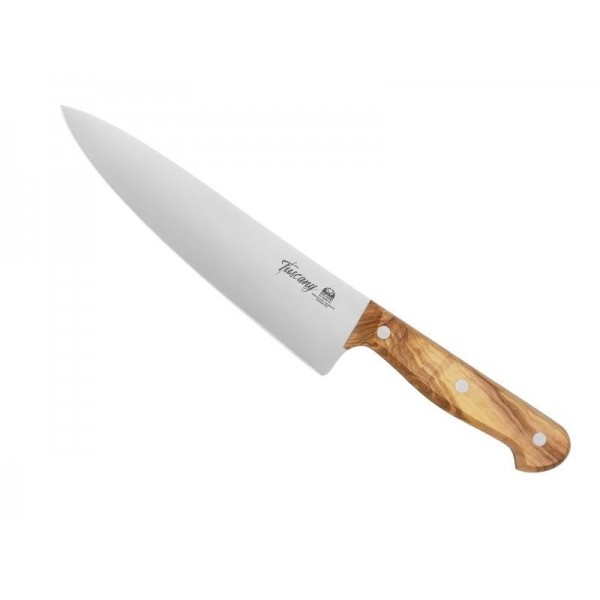 COUTEAU CHEF DUE CIGNI TUSCANY 20CM OLIVIER