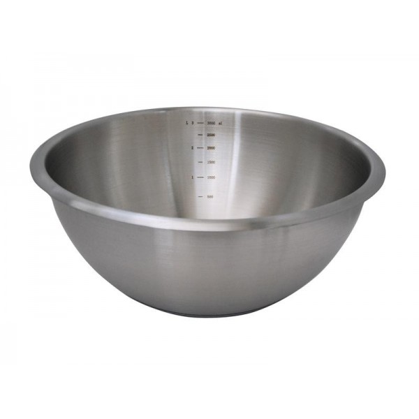 BASSINE DEMI-SPHERIQUE DE BUYER Ø 24 CM INOX