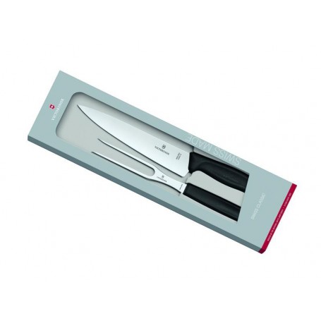 SERVICE A DECOUPER VICTORINOX SWISSCLASSIC 2P NOIR (BOITE)
