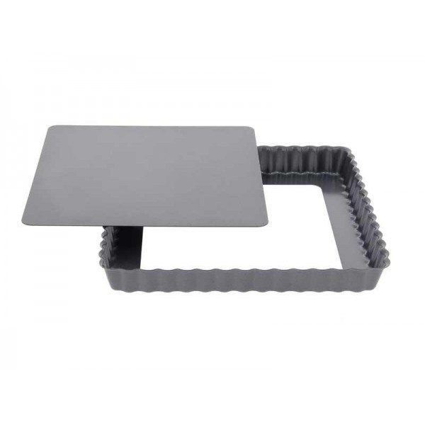 MOULE A TARTE DE BUYER CARRE AMOVIBLE