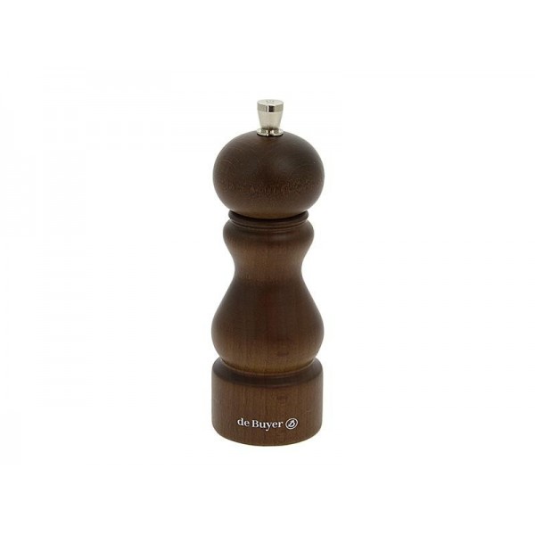 MOULIN A POIVRE DE BUYER RUMBA 14CM HETRE FONCE