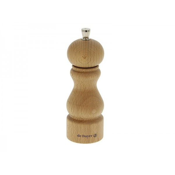 MOULIN A POIVRE DE BUYER RUMBA 14CM HETRE NATUREL