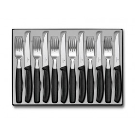 MENAGERE 12 PIECES VICTORINOX SWISSCLASSIC STEAK NOIR