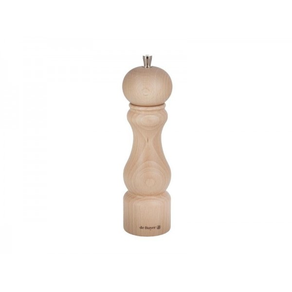 MOULIN A POIVRE DE BUYER RUMBA 21CM HETRE NATUREL