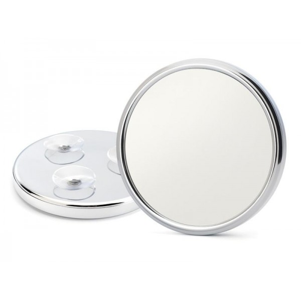 MIROIR A VENTOUSES MUHLE Ø 15CM GROSSISSEMENT X5