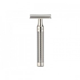 RASOIR DE SECURITE MUHLE ROCCA TOUT INOX BROSSE
