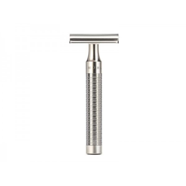 RASOIR DE SECURITE MUHLE ROCCA TOUT INOX BROSSE