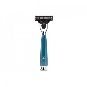 RASOIR MACH3® MUHLE RYTMO BLEU PETROLE