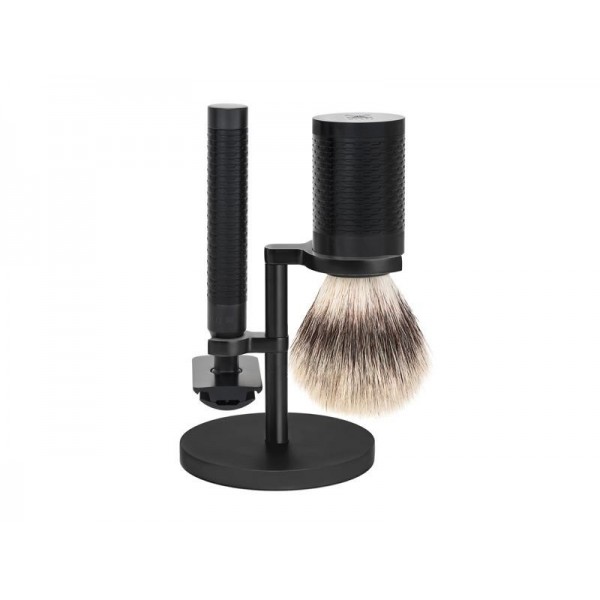 SET 3 P. MUHLE ROCCA TOUT INOX NOIR SECURITE SYNTH.ARGENTE