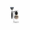 SET 3 P. MUHLE SOPHIST NOIR FUSION PUR ARGENTE