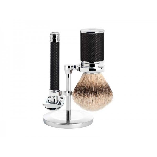 SET 3 P. MUHLE TRADITION METAL NOIR SECURITE PUR ARGENTE