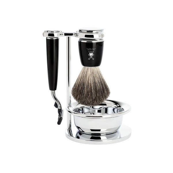 SET 4 P. MUHLE RYTMO NOIR MACH3® PUR NOIR