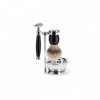 SET 4 P. MUHLE SOPHIST NOIR SECURITE PUR ARGENTE