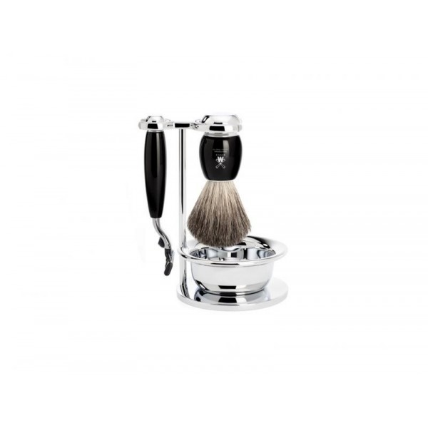 SET 4 P. MUHLE VIVO NOIR MACH3® PUR NOIR