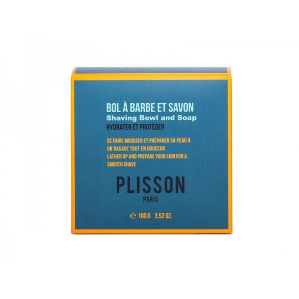 BOL A RASER PLISSON PORCELAINE COUVERCLE BOIS + SAVON