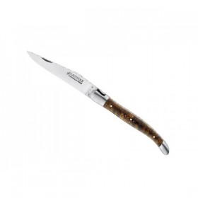 LAGUIOLE GILLES TRADITION HETRE DEBOUT STABLISE 12CM INOX