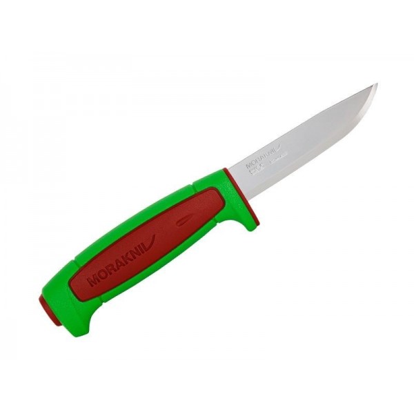 POIGNARD MORA BASIC 546 VERT/ROUGE INOX