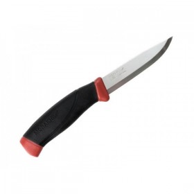 POIGNARD MORA COMPANION NOIR/ROUGE INOX