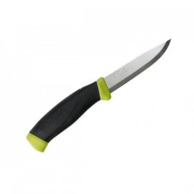 POIGNARD MORA COMPANION NOIR/VERT POMME INOX