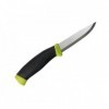 POIGNARD MORA COMPANION NOIR/VERT POMME INOX