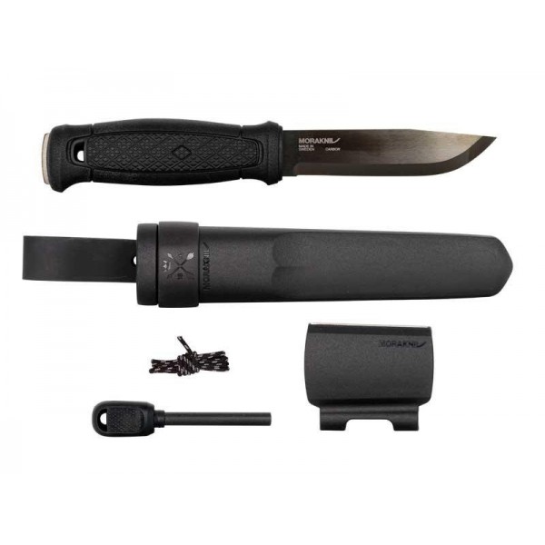 POIGNARD MORA GARBERG CARBONE + KIT DE SURVIE