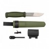 POIGNARD MORA KANSBOL VERT + KIT DE SURVIE