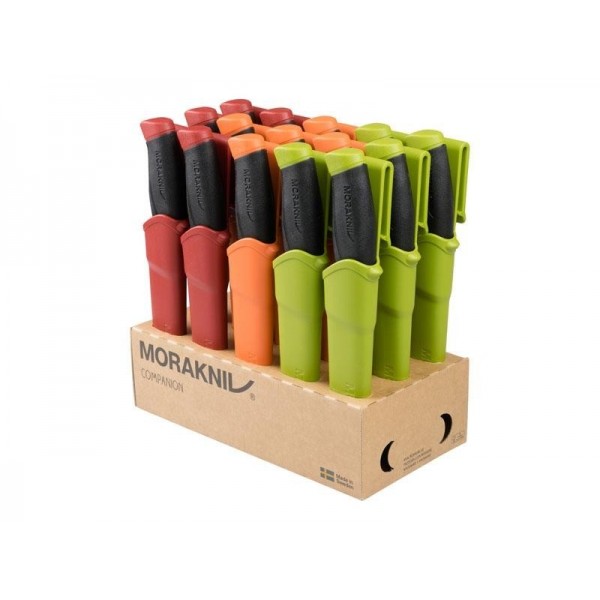 PRESENTOIR 15 POIGNARDS MORA COMPANION 4 - COLORIS ASS.