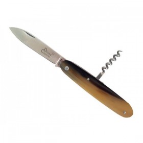 COUTEAU NAVETTE DOURIS CHASTEL 2P POINTE DE CORNE