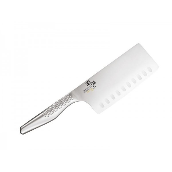 COUTEAU CHINOIS KAI SHOSO 16,5CM INOX