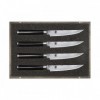 SET 4 COUTEAUX STEAK KAI SHUN DAMAS INOX EN COFFRET BOIS