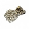POING AMERICAIN BAGUE SKULL LAITON