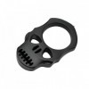 POING AMERICAIN SKULL ALUMINIUM NOIR