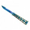 COUTEAU PAPILLON THIRD ARC-EN-CIEL 12,5CM INOX