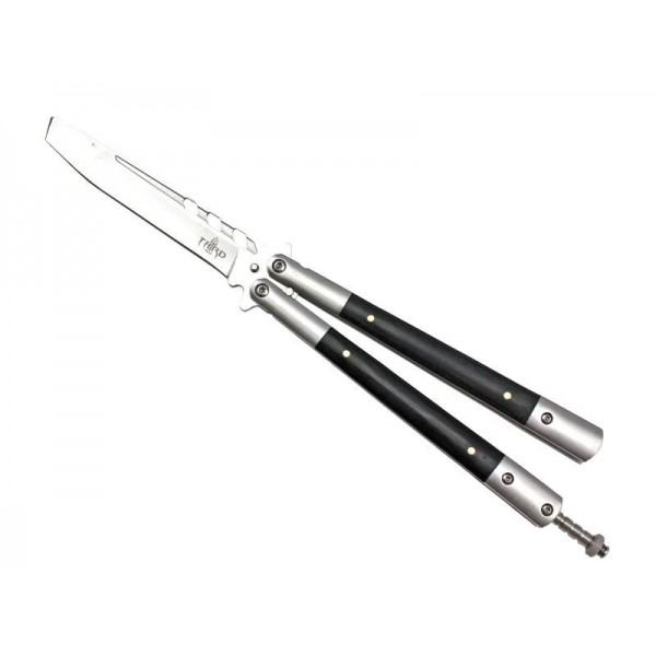COUTEAU PAPILLON THIRD INOX/BOIS 14CM INOX