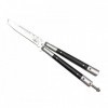 COUTEAU PAPILLON THIRD INOX/BOIS 14CM INOX