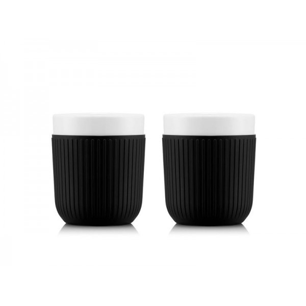 SET 2 MUGS BODUM DOURO NOIR 30 CL