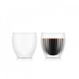 SET 2 VERRES BODUM STRIES PAVINA 20 CL