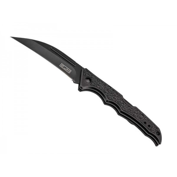 COUTEAU CJH ALUMINIUM 13CM INOX TOUT NOIR